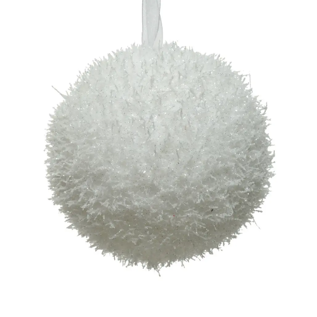 Iced Snowball Ornament