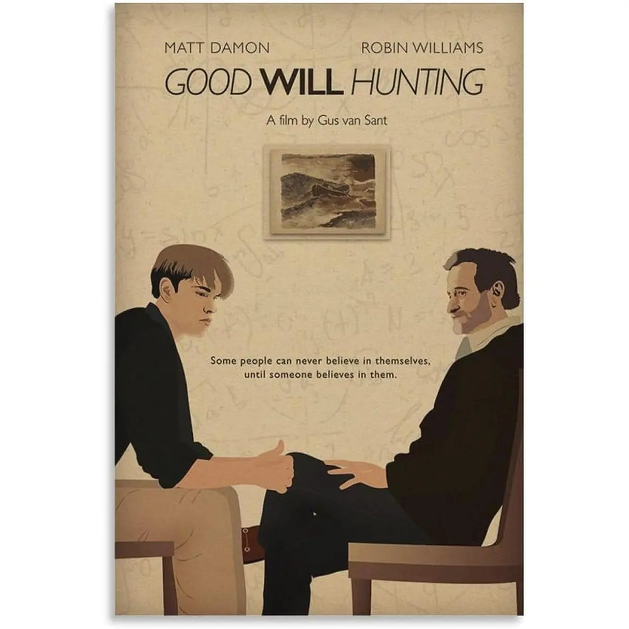 Good Will Hunting Classic Inspirational Movie Art Poster 32 Posters Art Print Wall Photo Paint Poster Hanging Picture Family Bedroom Decor