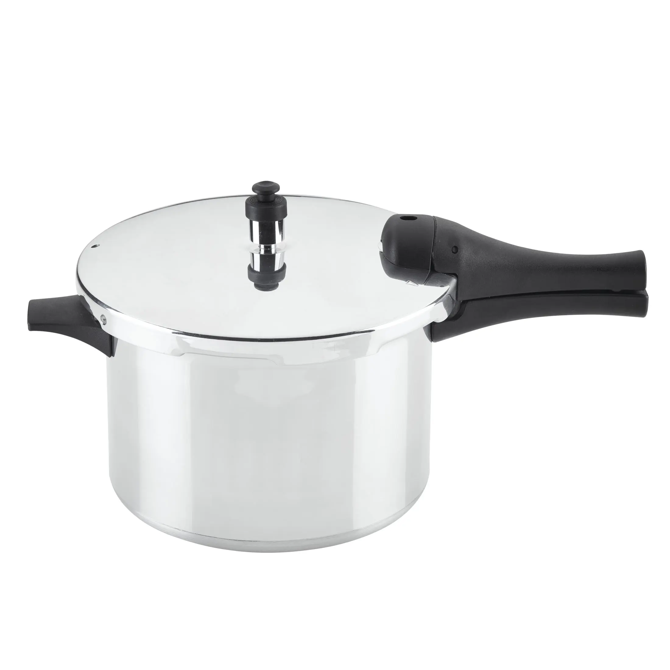 Farberware Pressure Cooker 6 Quart Aluminum Stovetop Pressure Cooker, Induction Compatible, Metal Utensil Safe, Silver