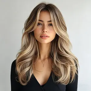 Natural Realistic Long Curly Wig Glueless One Piece Wig Women Fashion Daily Aesthetic