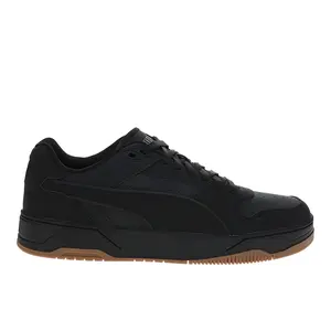 PUMA Mens Rebound Break Buck Lace Up Sneakers Shoes Casual - Black
