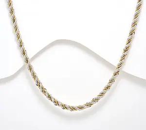 David Markstein Premier Duetto Hand Crafted Rope & Box Necklace, 18"
