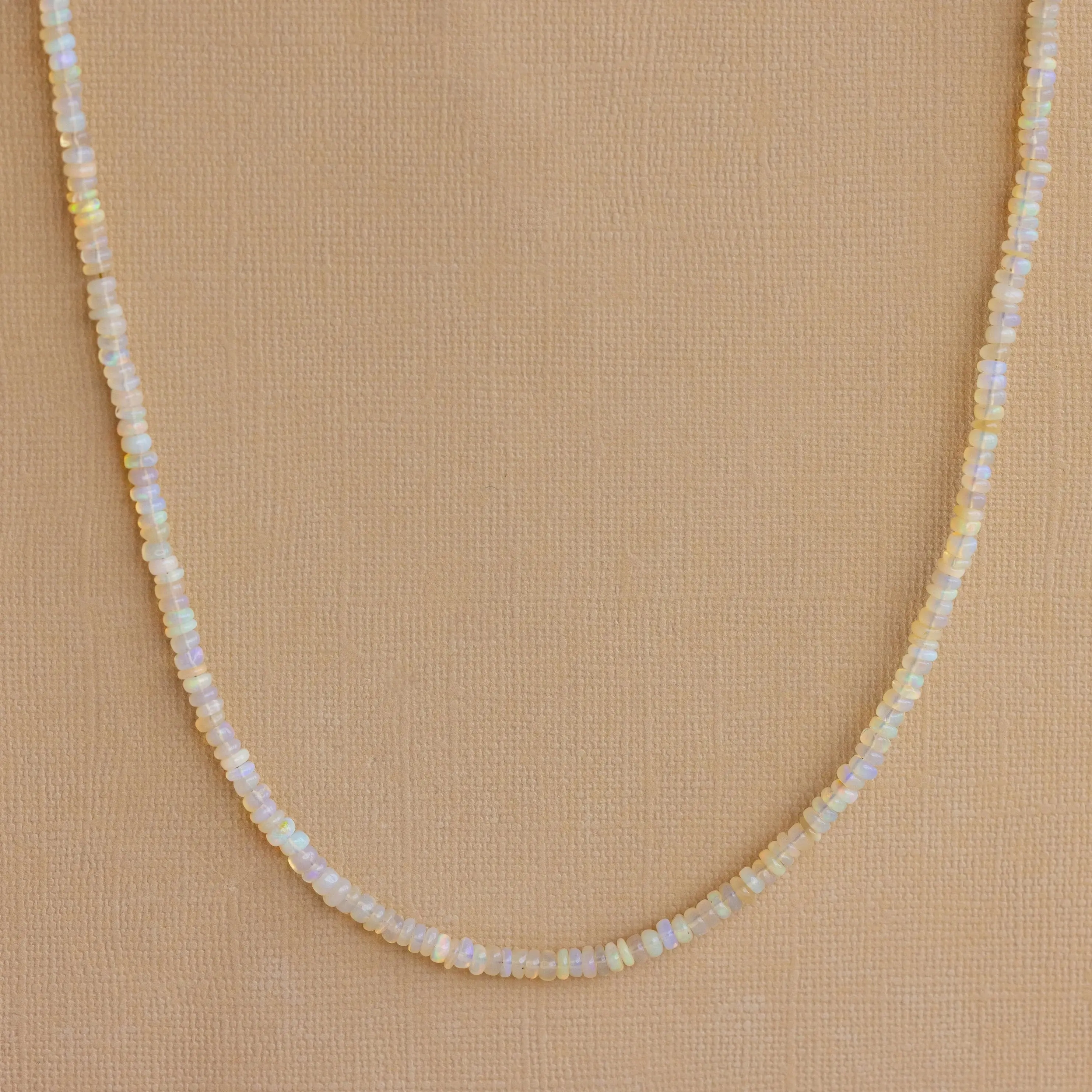 Opal Beaded Necklace Opal Beaded Necklace