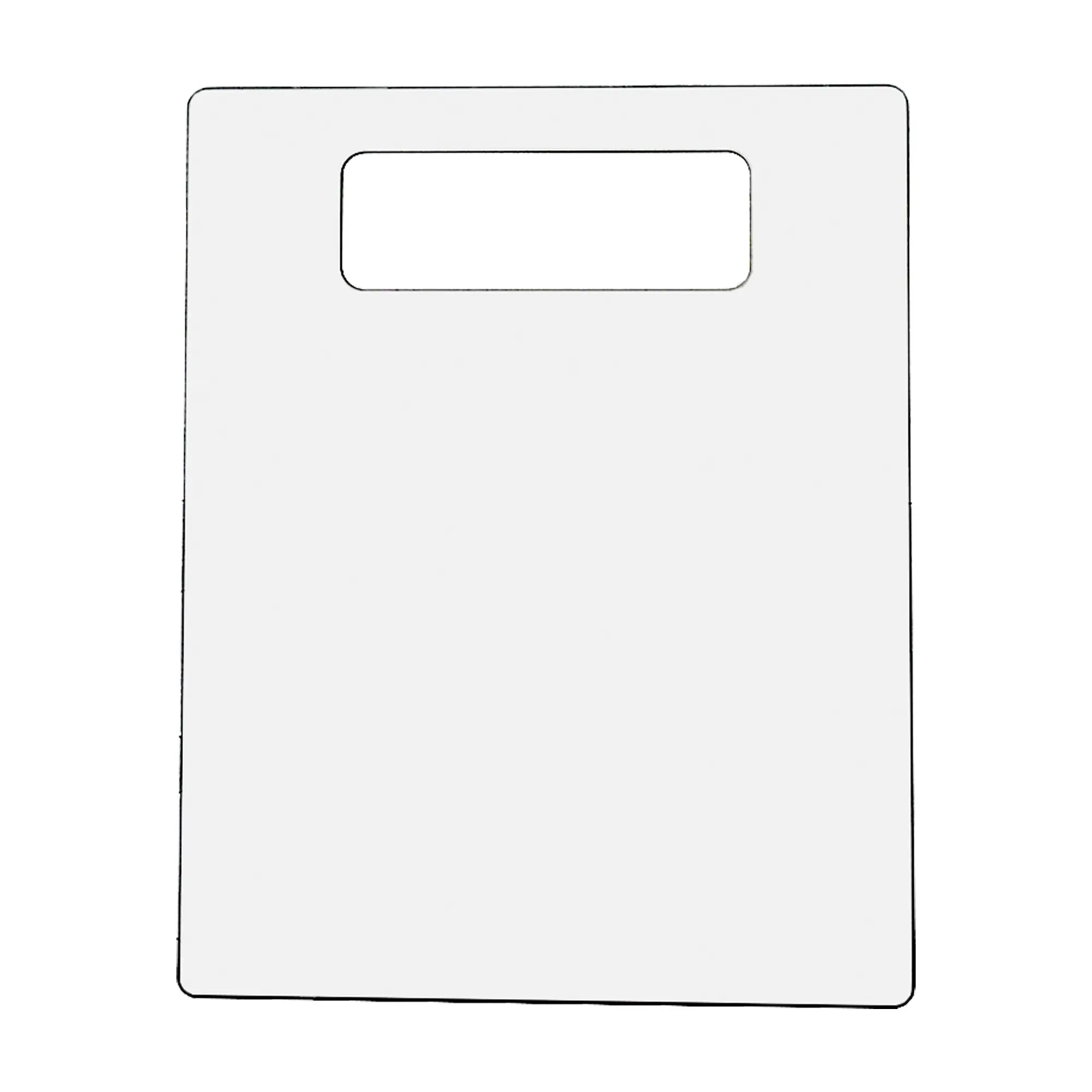 Shirt Folding Board 8" x 10" Lucite Laundry Organizer for Casual Wear Stores Space Saving Tool Compact Efficient Sleek Practical Use at Home Versatile Lightweight Ergonomic Clear Black or White by 321 Plastics
