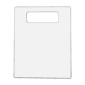 Shirt Folding Board 8" x 10" Lucite Laundry Organizer for Casual Wear Stores Space Saving Tool Compact Efficient Sleek Practical Use at Home Versatile Lightweight Ergonomic Clear Black or White by 321 Plastics