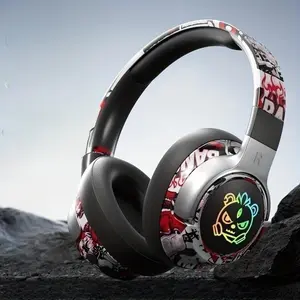 Wireless Gaming Headsets, 5.3 Generation, Wireless 360° Stereo, Light Folding Design, Noise-cancelling Microphone, Type-C Charging & USB-C Interface, Clear Call Music, Sports Music Compatible, Wireless Gaming Headset