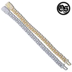 OTHERSIDE Infinite Cross Bracelets - Silver & Gold