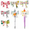 5-Piece Cute Mixed Silicone Bow-Shaped Beads, Beginner-Friendly DIY Craft Embellishments for Jewelry Making & Keychain Decorations, Jewelry Making Supplies