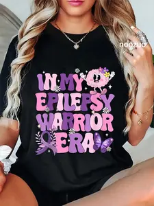 100% Cotton In My Epilepsy Warrior Era Epilepsy Awareness Month T-Shirt