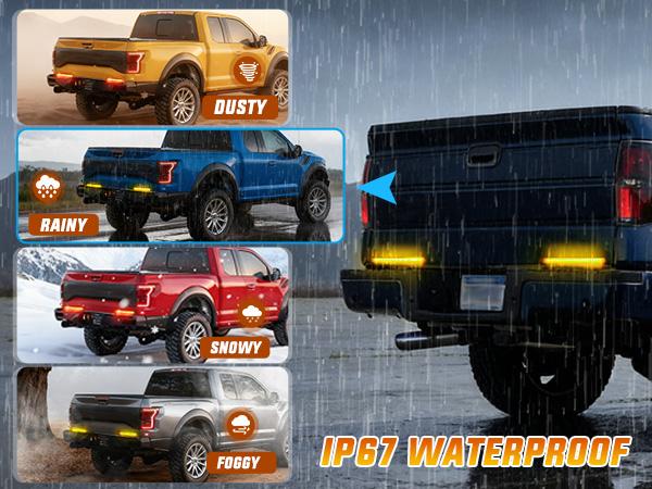 Nilight Truck Tailgate Light Strip 7 Inch Aluminum Frame Double Row 60 LED Red Running Brake Amber Sequential Turn Signals Strobe Lights Bar for Trailer Hitch Cargo Carrier Luggage Rack Nilight Truck Tailgate Light Strip 7 Inch Aluminum Frame Double Row 60 LED Red Running Brake Amber Sequential Turn Signals Strobe Lights Bar for Trailer Hitch Cargo Carrier Luggage Rack