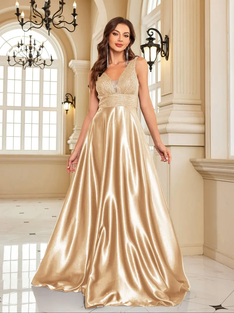 long gold dress - TikTok Shop long gold dress - TikTok Shop