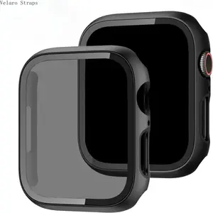 2-Pack Privacy Screen Protector Case for Apple Watch, Built-in Tempered Glass Anti-Peeping 2-in-1 Cover, Compatible with 38–49mm Series & Ultra,summervibes