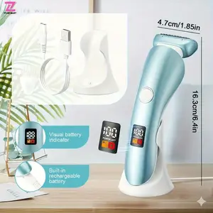 ZYLER Electric Women's Hair Removal Trimmer, Multifunctional Painless Full Body Shaver for Arms & Legs, USB Rechargeable Gentle Travel Size Device, Perfect Gift Idea Daily Smooth Smooth Smooth