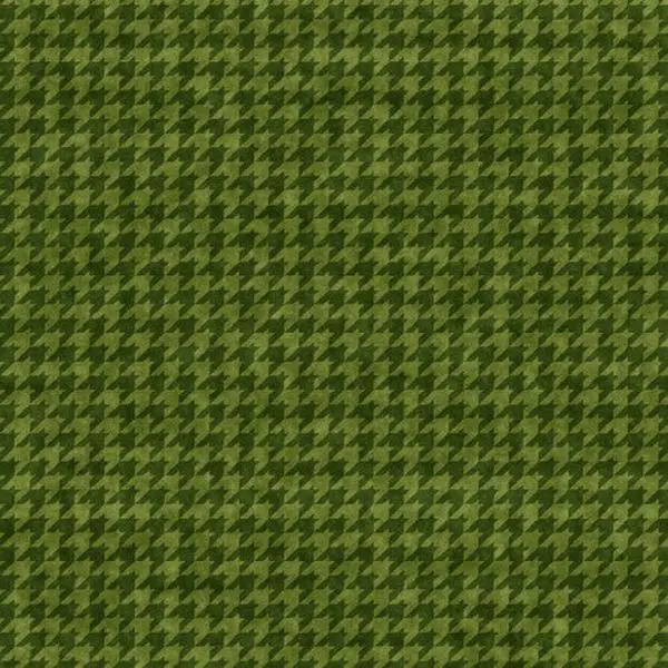 Fabric Henry Glass Green Houndstooth Basics by the Quarter Yard 8624-66