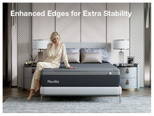 Gel Memory Foam Mattress for Cool Night &  Fiberglass-Free，Full/Queen/KIng Size ,6/8/10/12/14 Inch Medium Firm  in Box for Cool Sleep and Pressure Relief&Perfect Balance of Softness.mothersdaygift,SummerVibes