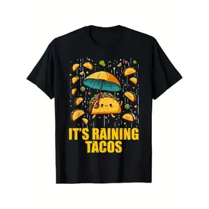 Summer t Shirts It'S Raining Tacos Funny Taco Lovers kids girls boys T-Shirt