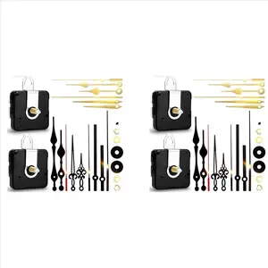 2X Quartz Clock Mechanism Kit, Wall Clock Mechanisms Mattery Powered Replacement, Clock Replacement DIY Repair Parts