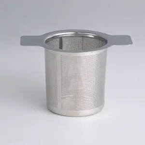 304 Stainless Steel Tea Infuser, Dual-Ear Stainless Steel Tea Strainer, Stainless Steel Filter Mesh, Tea Steeper, Filter