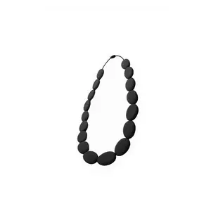 Flat Bead Teething Necklace