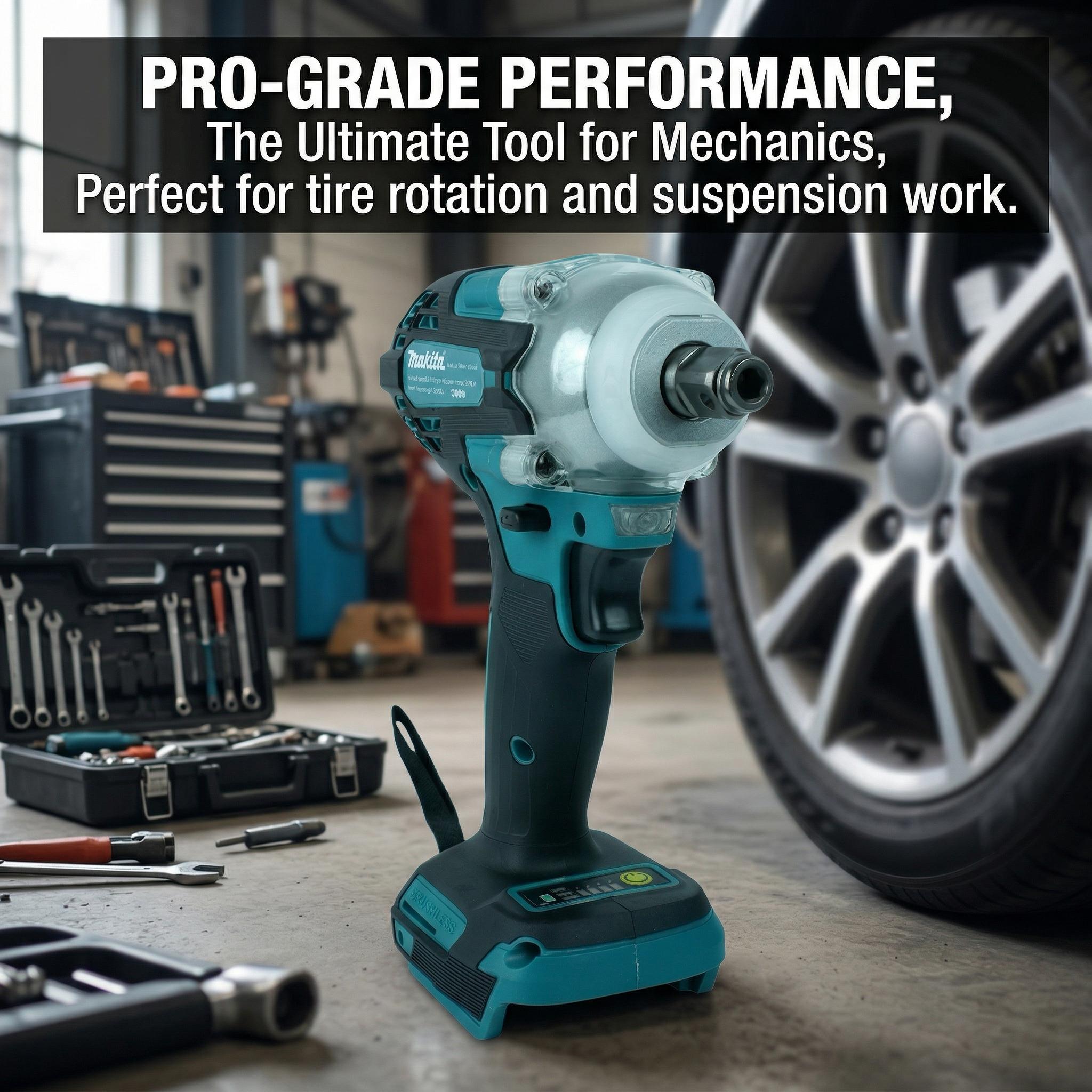 Makita DTW300 brushless electric drill nut-busting torque