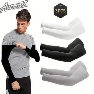 3 Pairs Cooling UPF 50+ UV Protection Arm Sleeves | SunSafeTok OutdoorTok Breathable Unisex Sun Sleeves | Birthday Gift for Him Her Golf Fishing Cycling Outdoor Daily Wear