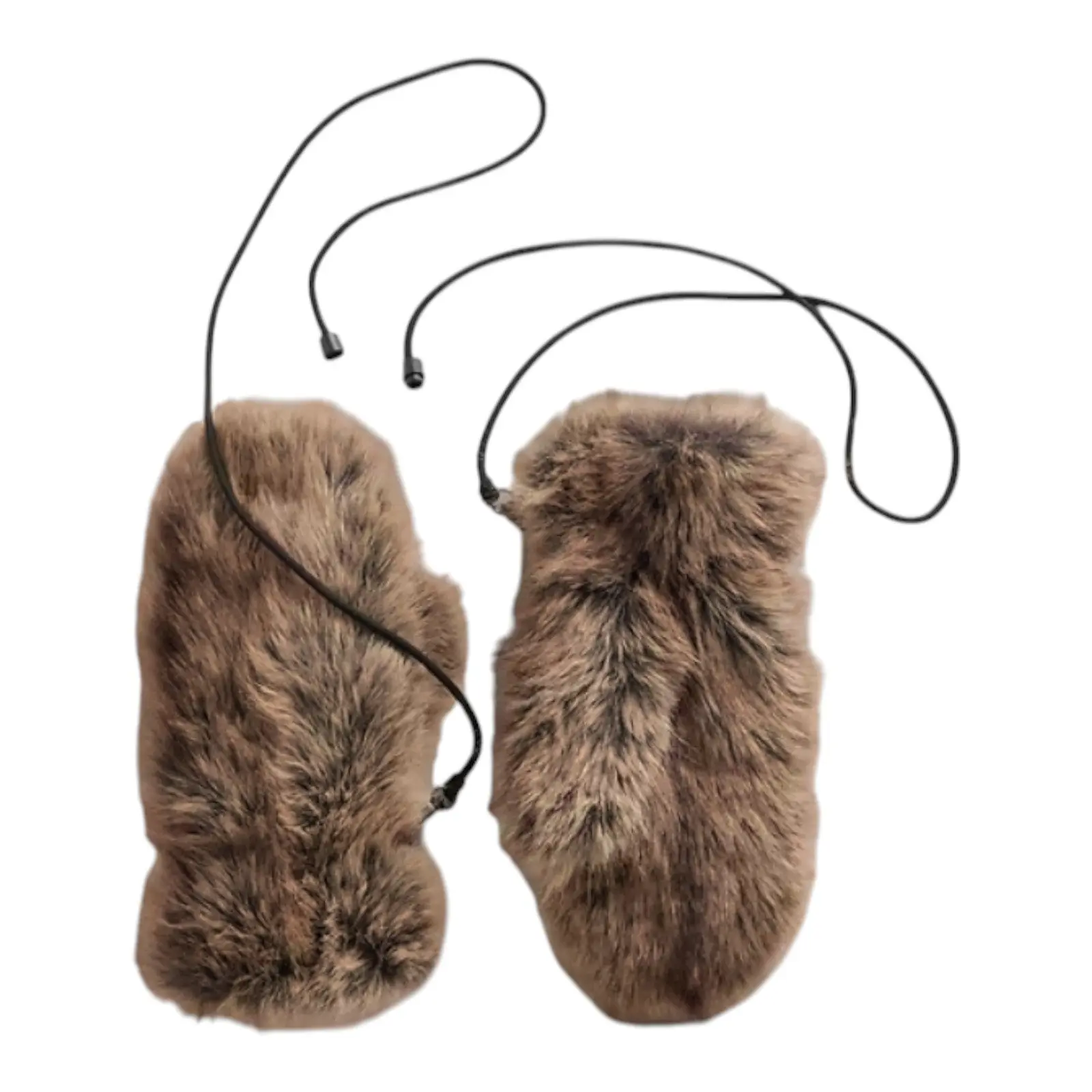 Gap Faux Fur Mittens Women`s Size M/L