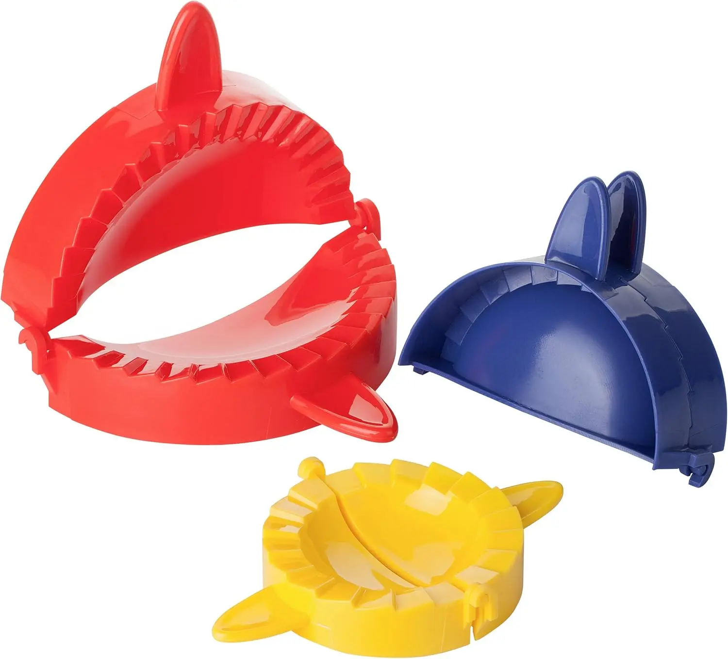 Dough Press Set, 3 Pack, Dumpling, Empanada, Pastry & Turnover Press | Hand Pie Maker, Meat Pie Cutter for Baking Cooking & Kitchen Use