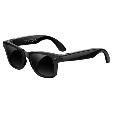 2026 New Unisex Adult Wearable Smart Glasses with Camera - Bluetooth 5.3, Magnetic Charge, Voice Wake-Up, Photo Recognition, AI Real-Time Translation, HD Recording, WiFi Image Transfer, IP66 Waterproof, Phone Call, Motion Tracking, Sporty Cycling Use