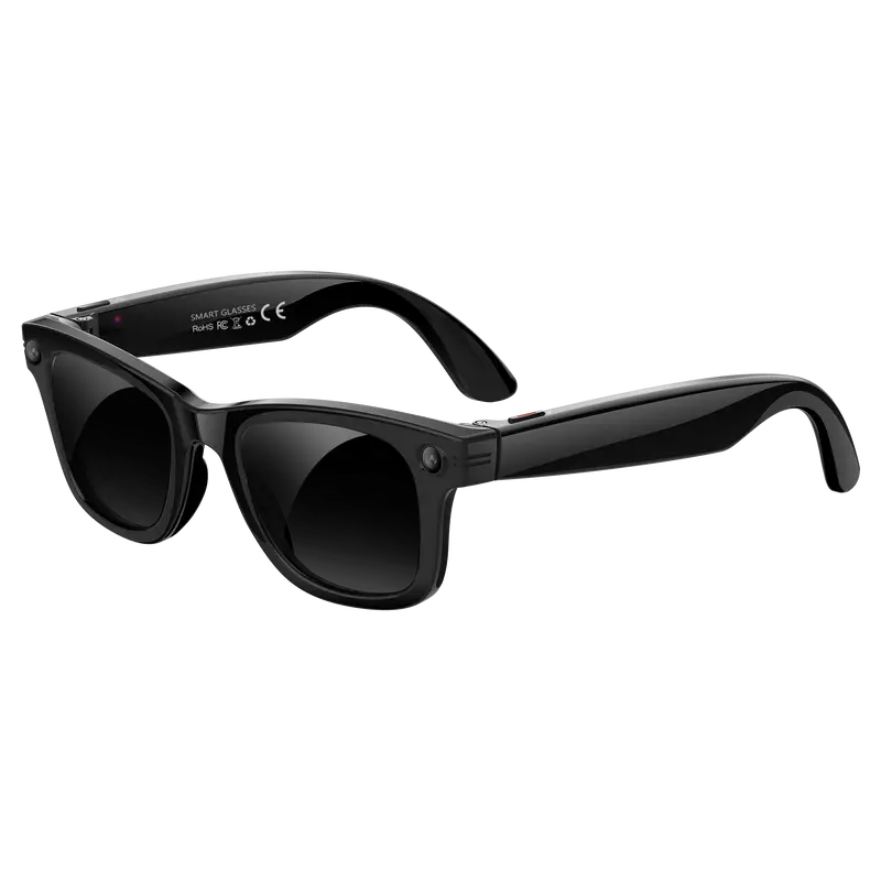 2026 New Unisex Adult Wearable Smart Glasses with Camera - Bluetooth 5.3, Magnetic Charge, Voice Wake-Up, Photo Recognition, AI Real-Time Translation, HD Recording, WiFi Image Transfer, IP66 Waterproof, Phone Call, Motion Tracking, Sporty Cycling Use