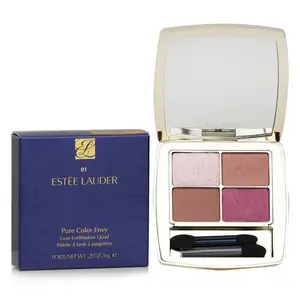 Estee Lauder Pure Color Envy Luxe Eyeshadow Quad # 01 Rebel Petals 6g/0.21oz