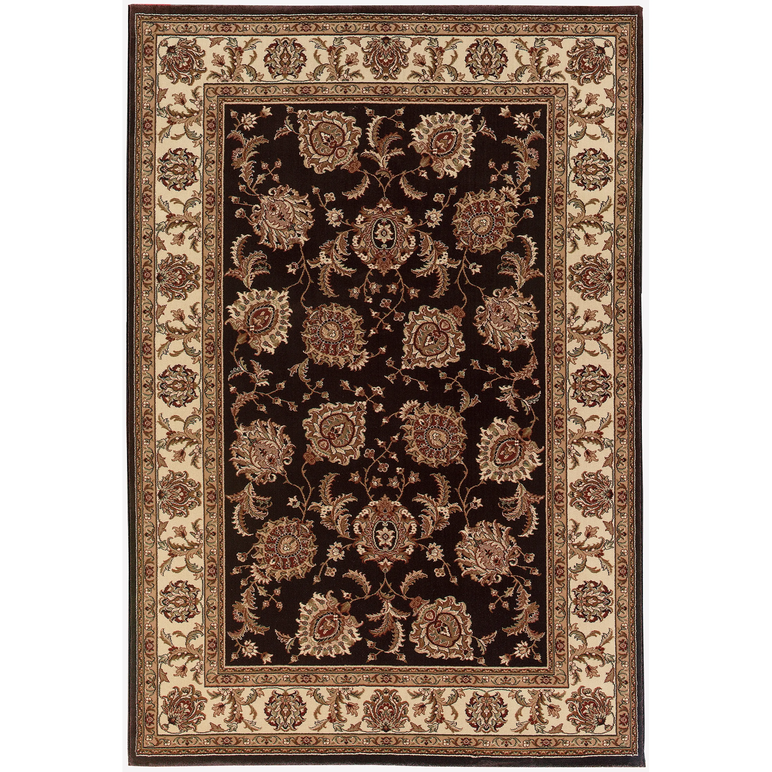 Oriental Weavers Ariana 117D3 Brown Ivory Traditional Machine Woven Rugs