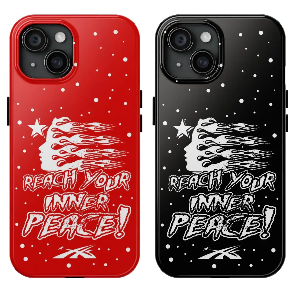 Hellstar Phone Case, Reach Your Inner Peace Case For iPhone 15, 14, 13, 12, 11, Pro Max, Pro, Mini, Plus, 8, X, Xs, Shockproof Cell Phone Case