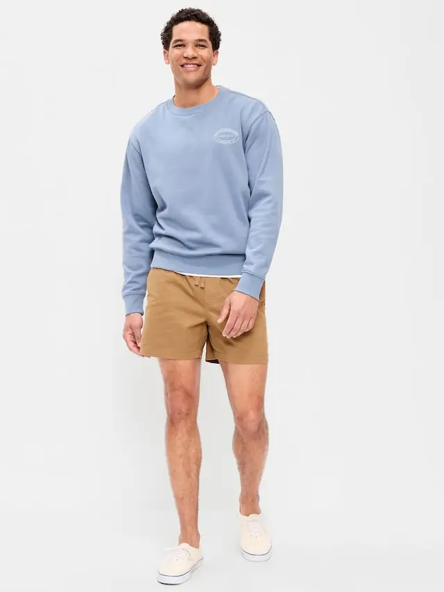 Old Navy Men's Twill Jogger Shorts -- 5-inch inseam