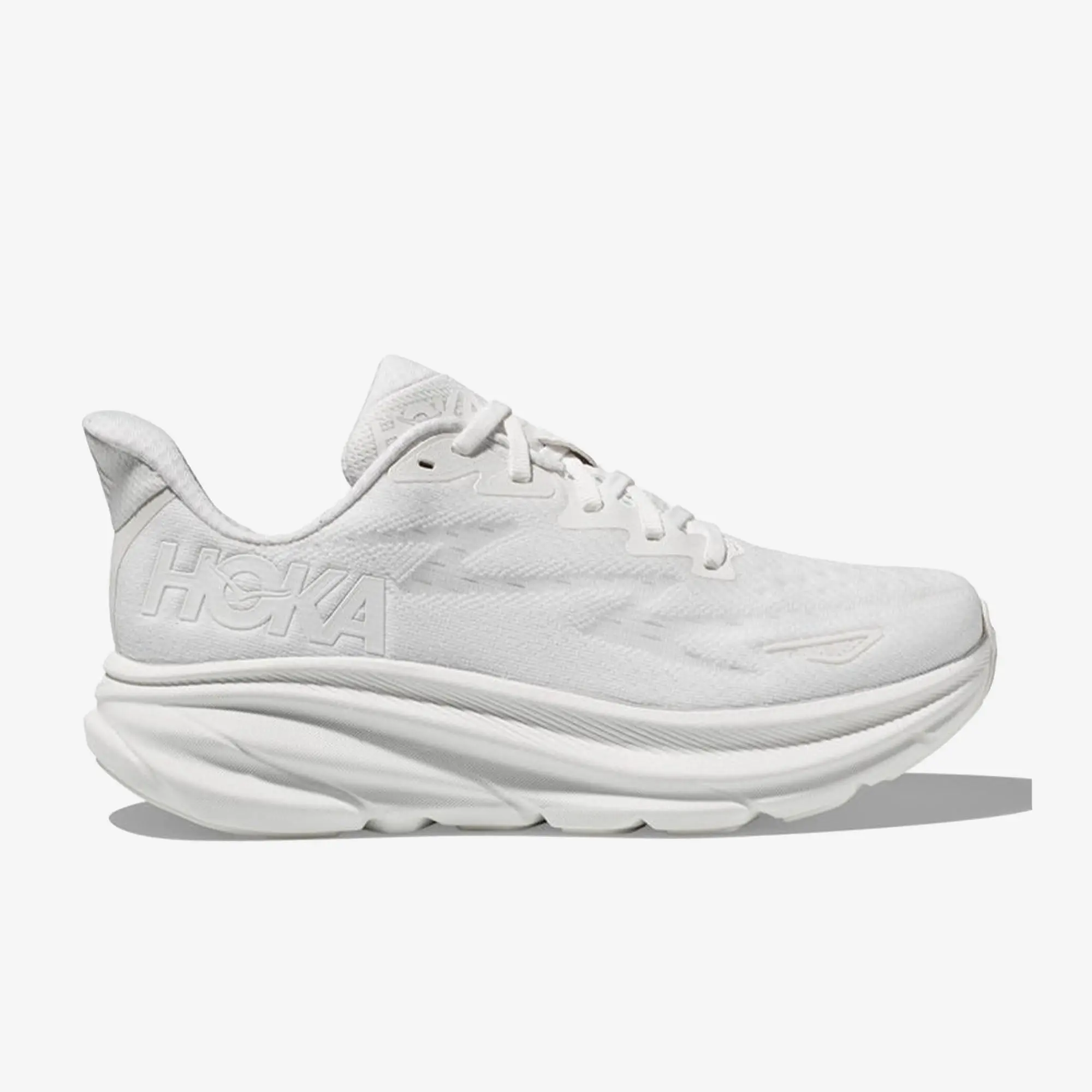 Hoka Women's Clifton 9 Wide Triple White