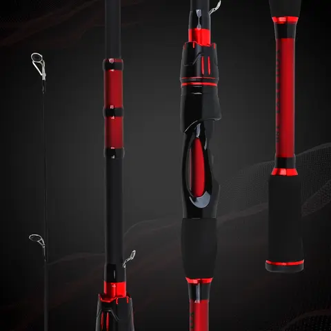 Four-Section Glass Fiber Fishing Rod, Durable Lure Fishing Pole, Comfortable Eva Handle, Lightweight Portable Fishing Gear, Travel Rod, Fishing Equipment, Fishing Stuff