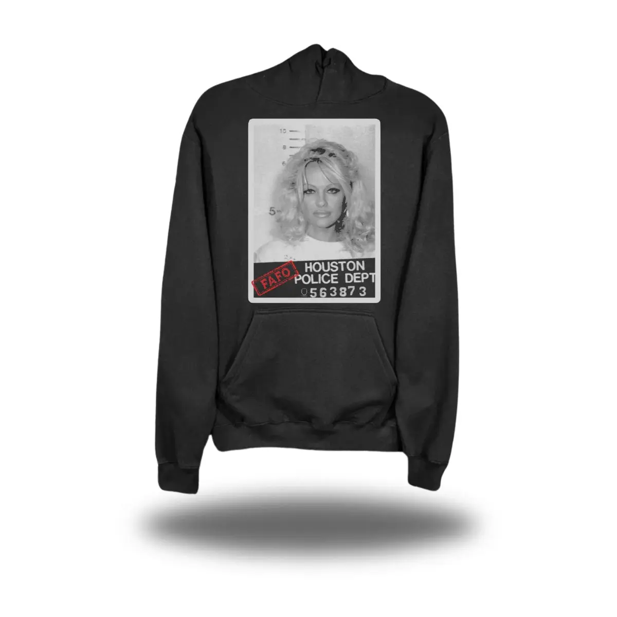 FAFO PAMELA BLACK HOODIE