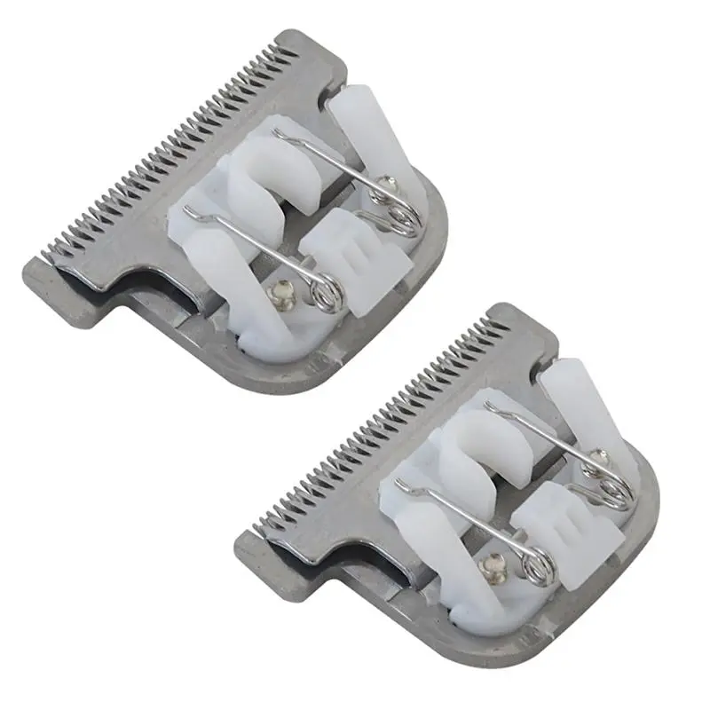 2-Piece Stainless Steel Detachable T-Blade Replacement for Wahl Hair Clipper, Fits Multiple Trimmer Models 9818A/9854L/9864/9864SS/9870/9888/9937/9686