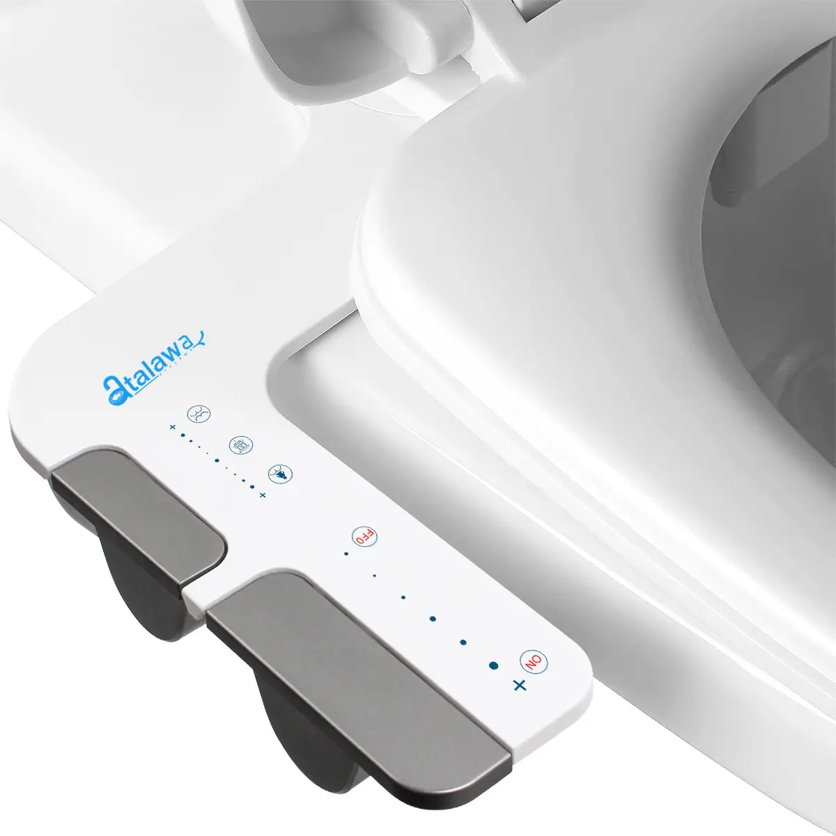 Atalawa Bidet - Self-Cleaning Nozzle, Non-Electric, Adjustable Water Pressure, Ultra-Slim Dual Rear Wash, Rear Cleaning Bidet Bidet Attachment
