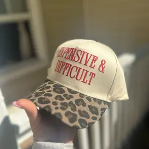 Women’s Cheetah print snap back hat