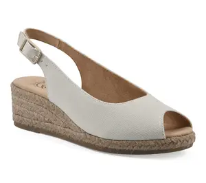 White Mountain Peep Toe Wedges -Maize White Mountain Peep Toe Wedges -Maize