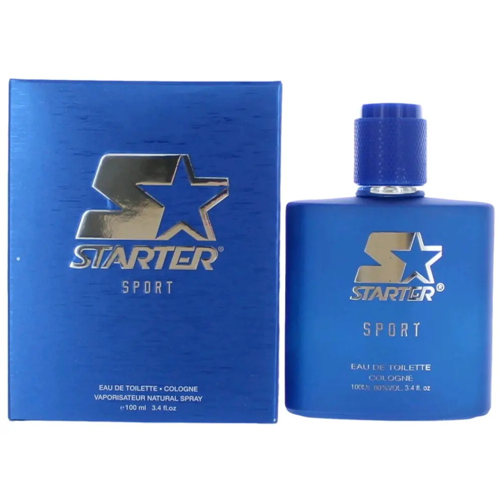 Starter Sport Eau de Toilette Spray for Men - 3.4 fl oz, Citrus Blend, Amber, Cedarwood, Musk Notes, Sport Performance