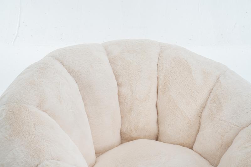 Eyisean 45" Fluffy Bean Bag Chair for Adults with Floral-Shaped Backrest, Comfy Soft Cloud Reading Chair with Faux Fur & Foam, Lazy Lounge Single Sofa for Bedroom, Living Room, Apartment Eyisean 45" Fluffy Bean Bag Chair for Adults with Floral-Shaped Backrest, Comfy Soft Cloud Reading Chair with Faux Fur & Foam, Lazy Lounge Single Sofa for Bedroom, Living Room, Apartment