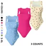 Women's Solid Color & All Over Print Shaping Bodysuit, Casual Tummy-Control & Butt-Lifting Shaper, Ladies Shapewear Daily Use, Compression Bodysuit for Fitness