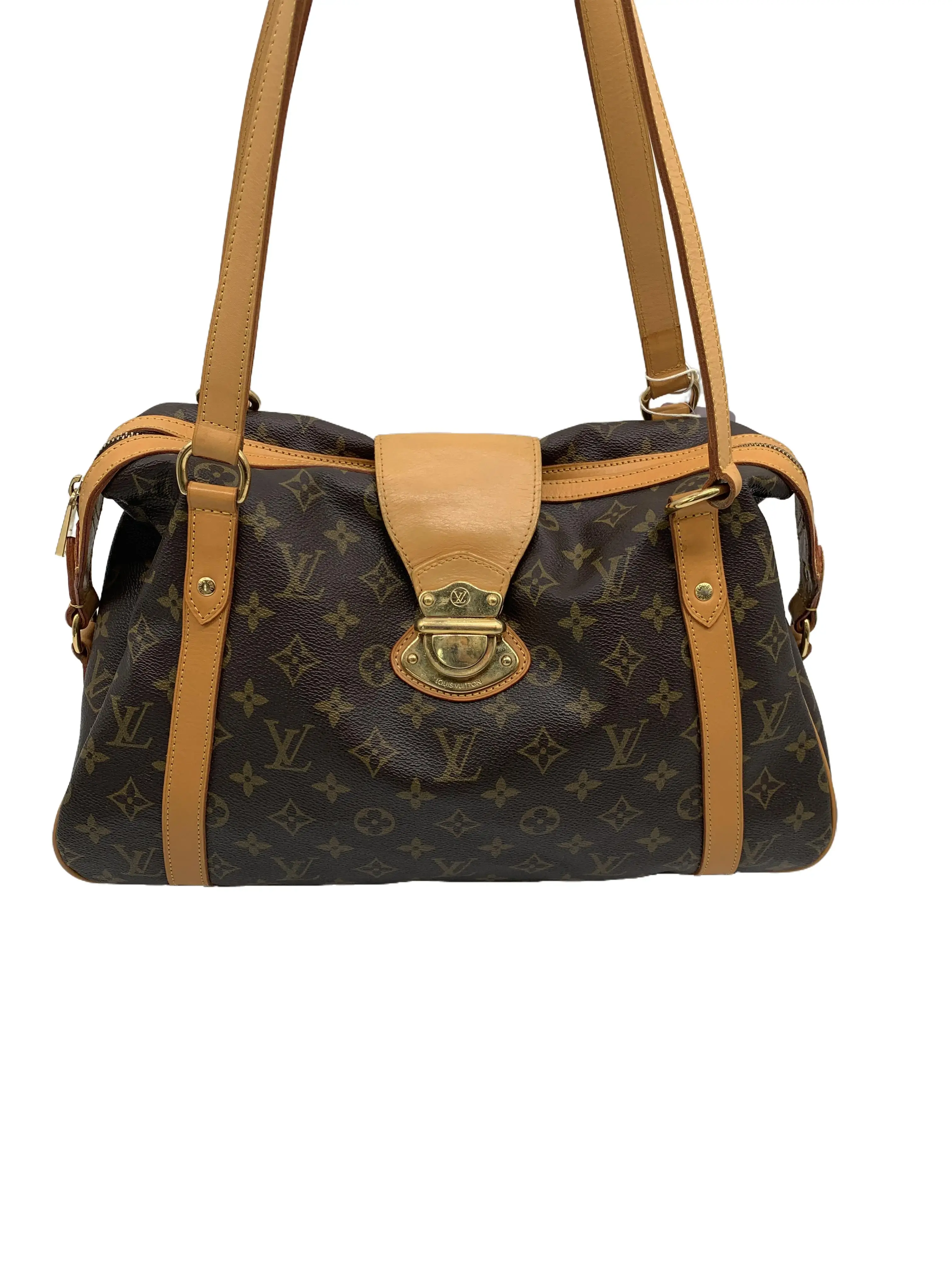 Pre-owned Louis Vuitton Monogram Stresa Tote Handbag with Professionally Renewed Vachetta Leather\WJ08114815\4815