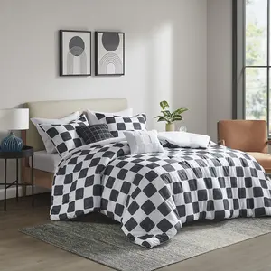Intelligent Design Miley Checkered Comforter Set Intelligent Design Miley Checkered Comforter Set
