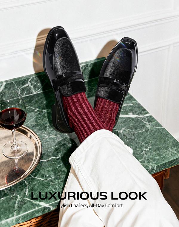 BRUNO MARC Men's Patent Leather Penny Loafers, Classic Plain Slip-On Office Dress Shoes with Removable Insole, Business Casual Gift for Father's Day, Flat
