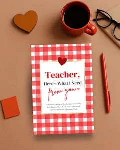 Teacher, Here’s What I Need From You: A Guided Student-to-Teacher Journal To Help Kids Express Their Needs, Feel Understand, and Strengthen the Classroom Bond