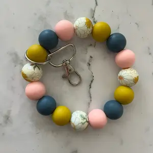 Silicone Bead Wristlet | Spring Wristlet