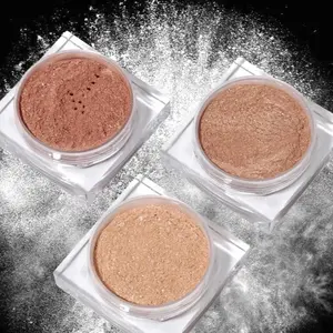Shimmer Setting Powder for Flawless Makeup - Cosmetic