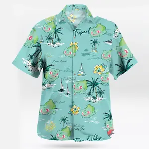 2026 Hot Hawaiian Sets PKM [FREESHIP] Fresh Summer – Youthful – Bold with the Bulbasaurocean Breeze Hawaiian Shirt – Tropical Sea Style
